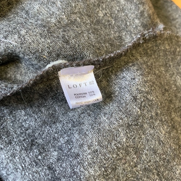 Loft 82 Shirt Medium Grey Polyester Cotton - Picture 9 of 10